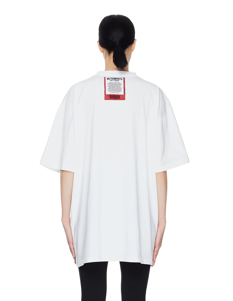 Vetements Logo & Patch T-shirt - White | Garmentory
