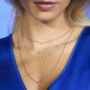 Gigi Clozeau 21.7" Mini Gigi 5 Diamond Necklace - Lapis/Yellow Gold - Thumbnail 2