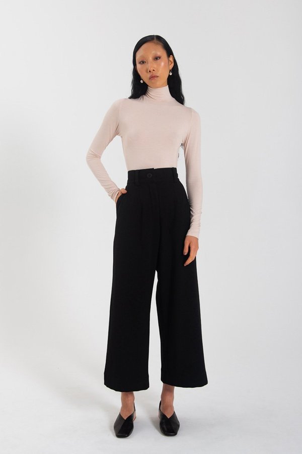 Limb The Label Classic Wide Leg Pant - Black Limb The Label Classic Wide Leg Pant - Black