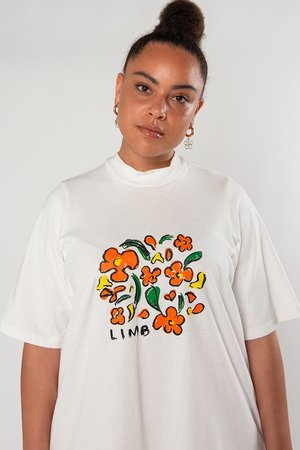 Limb The Label Tee - white print Limb The Label Tee - white print