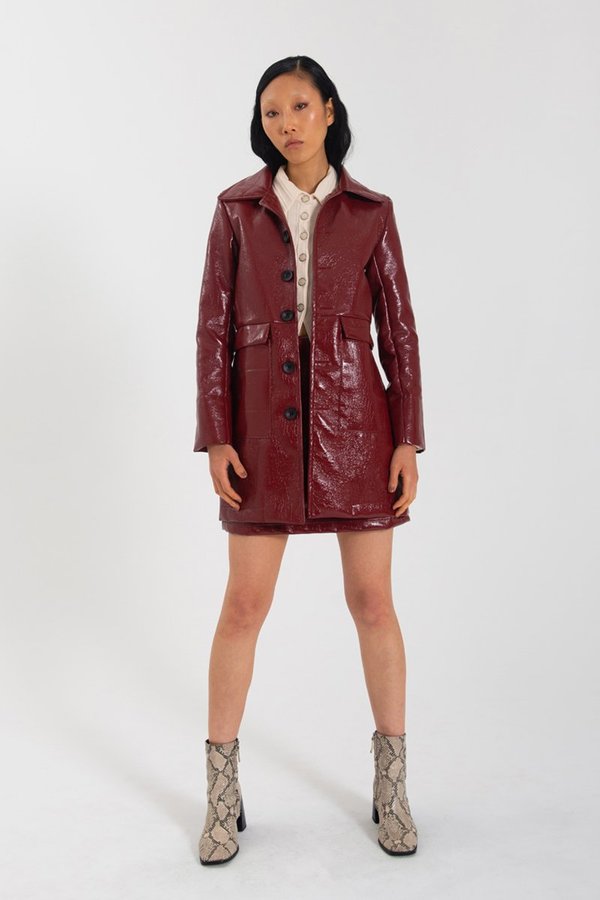 Limb The Label Marcelle Jacket - Crimson PVC Limb The Label Marcelle Jacket - Crimson PVC