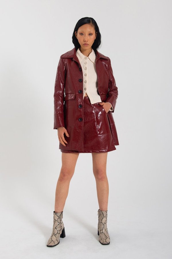 Limb The Label Marcelle Jacket - Crimson PVC Limb The Label Marcelle Jacket - Crimson PVC