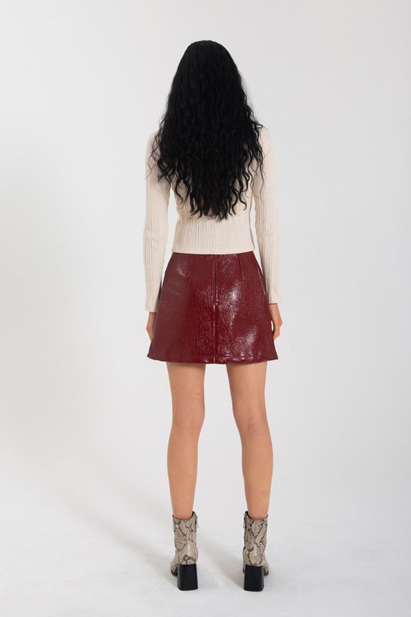 Limb The Label Nina Skirt - Crimson PVC Limb The Label Nina Skirt - Crimson PVC