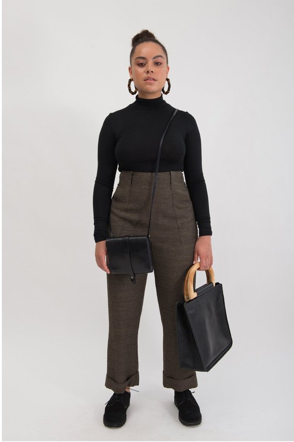 Limb The Label Nina Trouser - Caviar Suiting Limb The Label Nina Trouser - Caviar Suiting