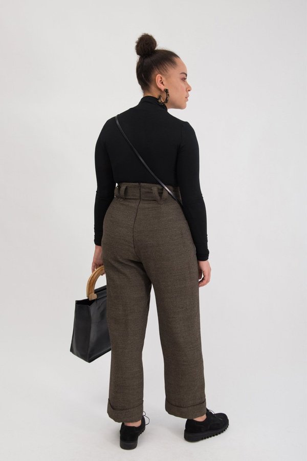 Limb The Label Nina Trouser - Caviar Suiting Limb The Label Nina Trouser - Caviar Suiting
