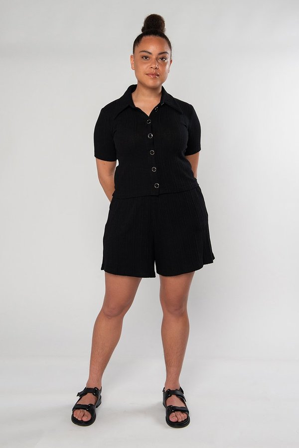 Limb The Label Sylvie Short Sleeve - Black Limb The Label Sylvie Short Sleeve - Black