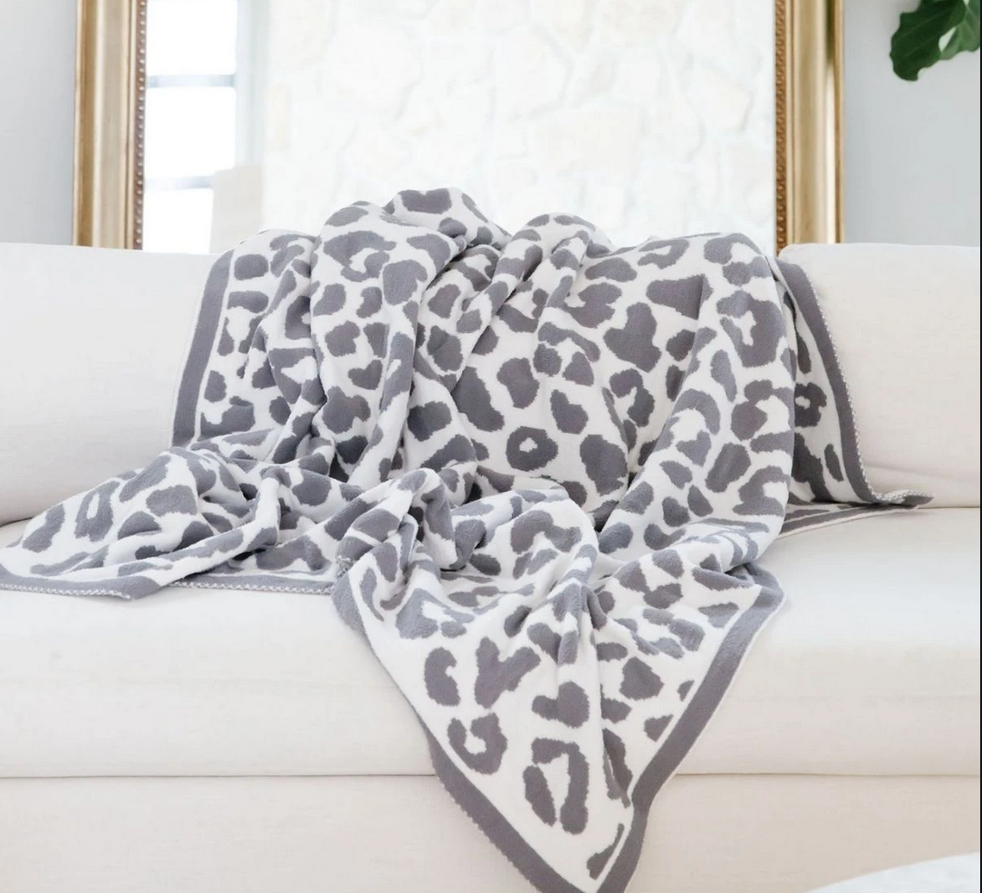 Priv Luxe Throw Blanket Leopard Garmentory