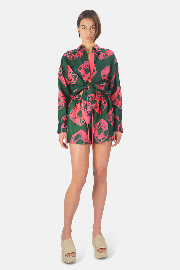 Zimmermann Poppy Relaxed Shirt - Tie 