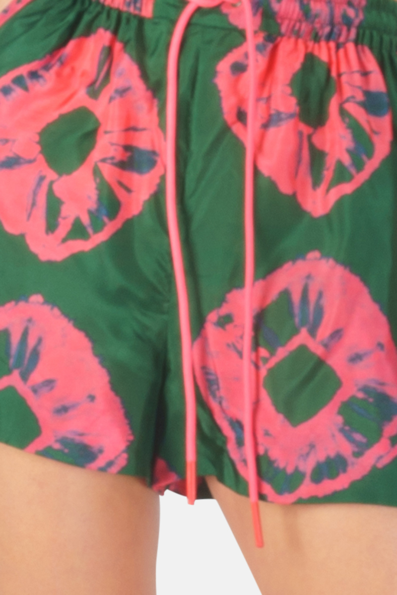 Zimmermann Poppy Relaxed Short - Tie Dye Pink | Garmentory