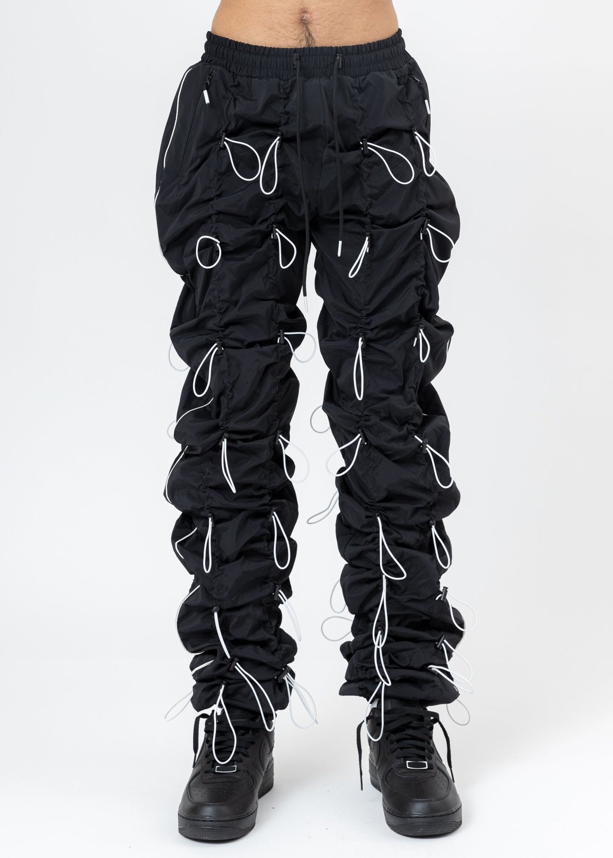 99%is GOBCHANG Pants - Black/White | Garmentory