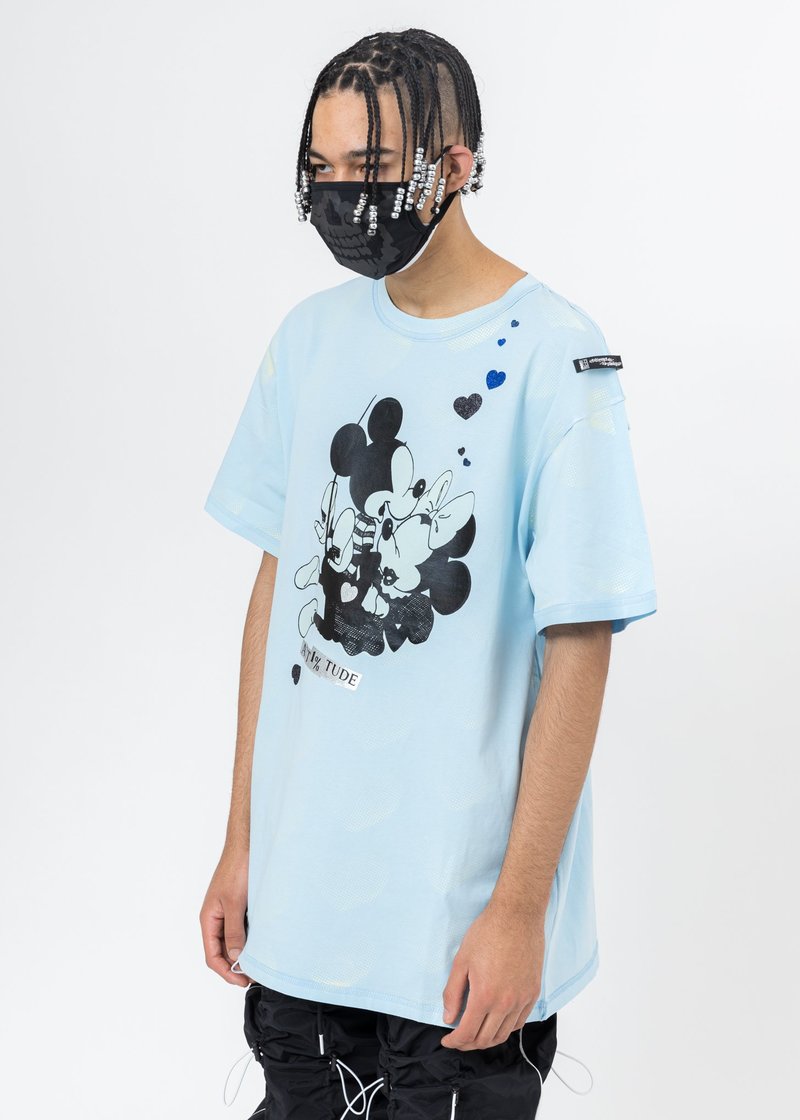 99%is LOVE IN THE DARK T-Shirt - Sky Blue | Garmentory