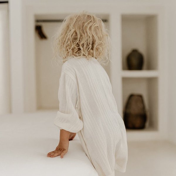 Kids Illoura Husk Romper - Off-White Kids Illoura Husk Romper - Off-White
