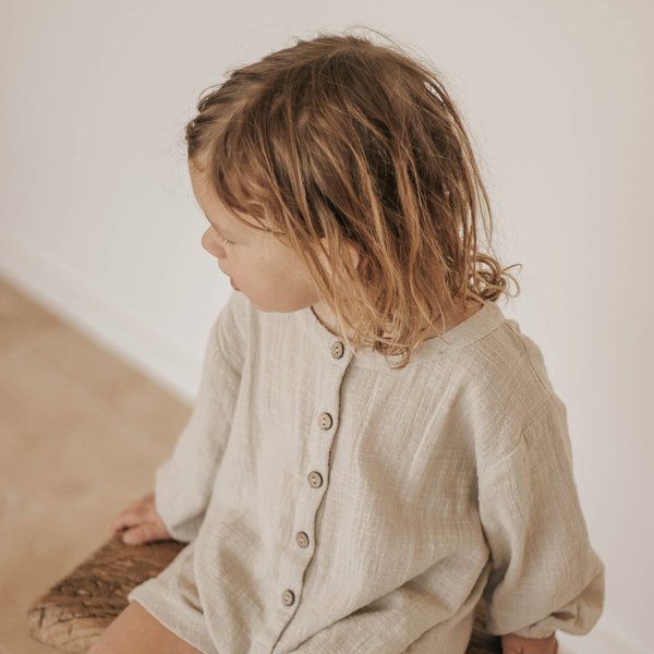 Illoura Husk Romper - Natural Illoura Husk Romper - Natural