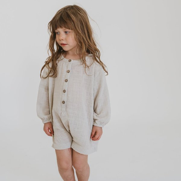 Illoura Husk Romper - Natural Illoura Husk Romper - Natural