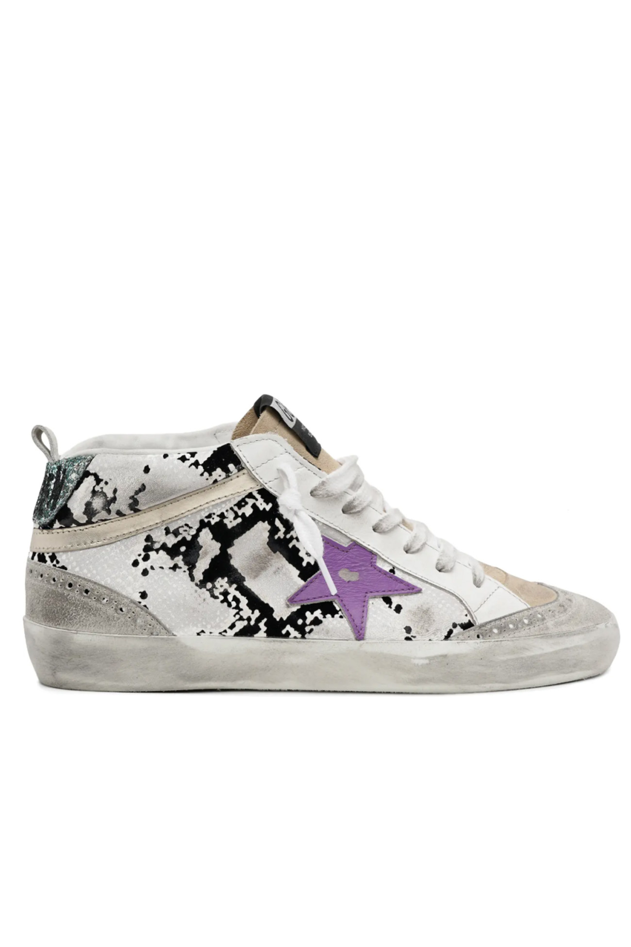 golden goose purple glitter star