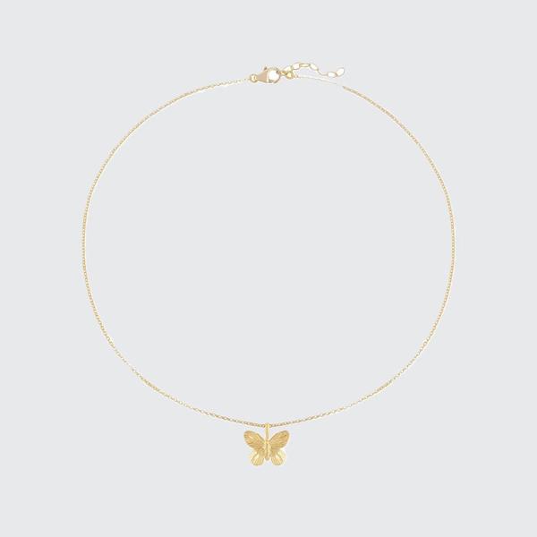 Electric Picks Flutter Necklace Gold Garmentory