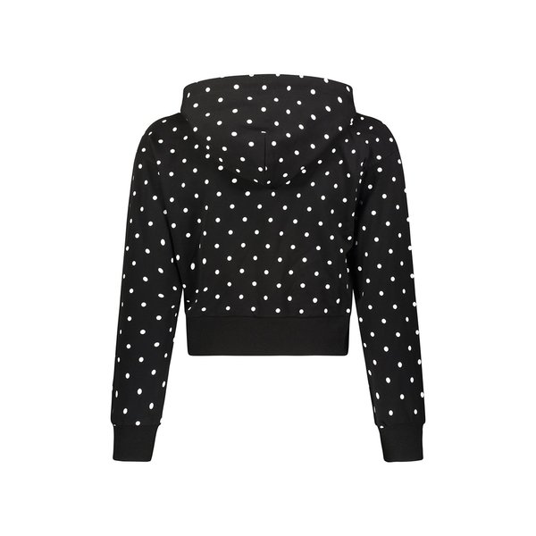 Adam Selman Sport Shrunken Hoodie - Black Polka Dot Adam Selman Sport Shrunken Hoodie - Black Polka Dot