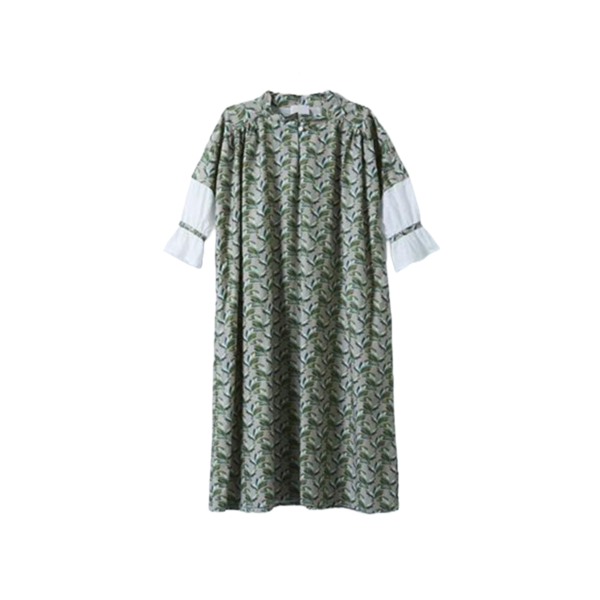 Atelier Delphine Venice Dress - Sage Palm Liberty Of London Atelier Delphine Venice Dress - Sage Palm Liberty Of London