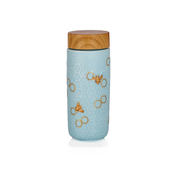 Acera Honey Bee Travel Mug - Baby Blue Acera Honey Bee Travel Mug - Baby Blue