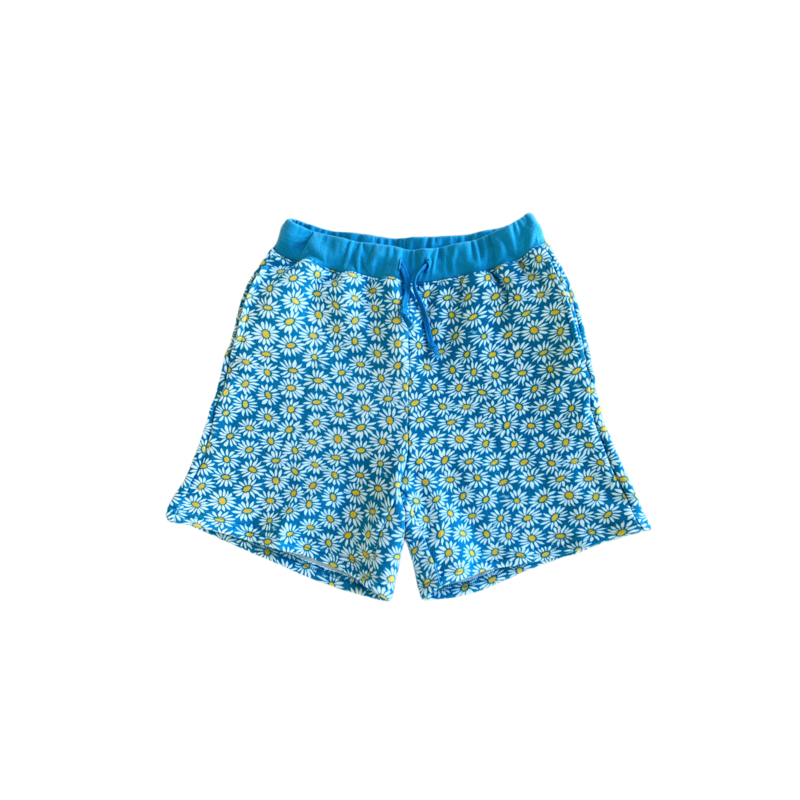 HVN Daisy Printed Short - Sky Blue | Garmentory