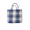 Letra Medium Mercado Bag - Navy Check  - Thumbnail 2