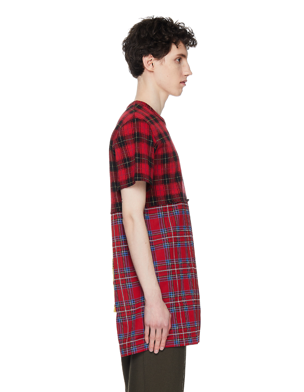 Comme des Garcons Homme plus Patchwork Asymmetric T-Shirt 