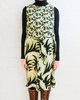 PRE-LOVED Marni Printed Midi Shift Dress - Green - Thumbnail 2