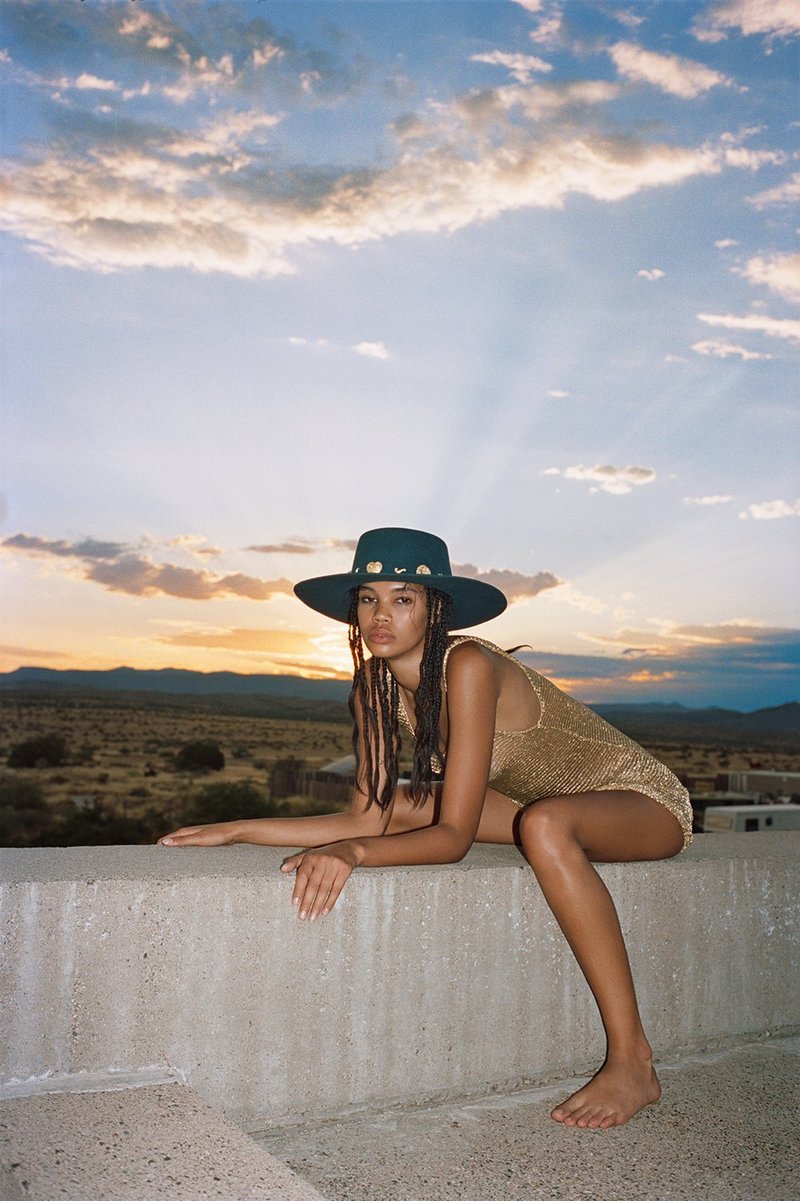Lack Of Color The Cosmic Boater Hat - Navy | Garmentory