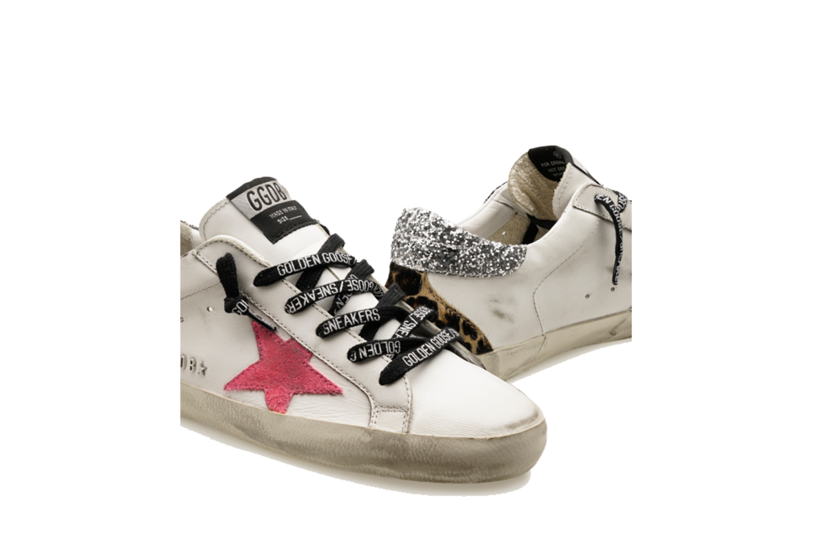 ★Golden ★Penstar レディース バイオベース スター★ Golden Goose Hi Star Leather Upper White Silver Women