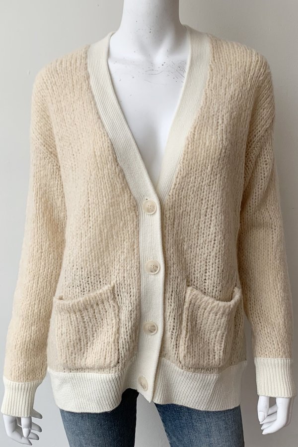 Naadam Grandpa Cardigan - Creme 