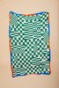Dusen Dusen Check Throw - green/white - Thumbnail 1