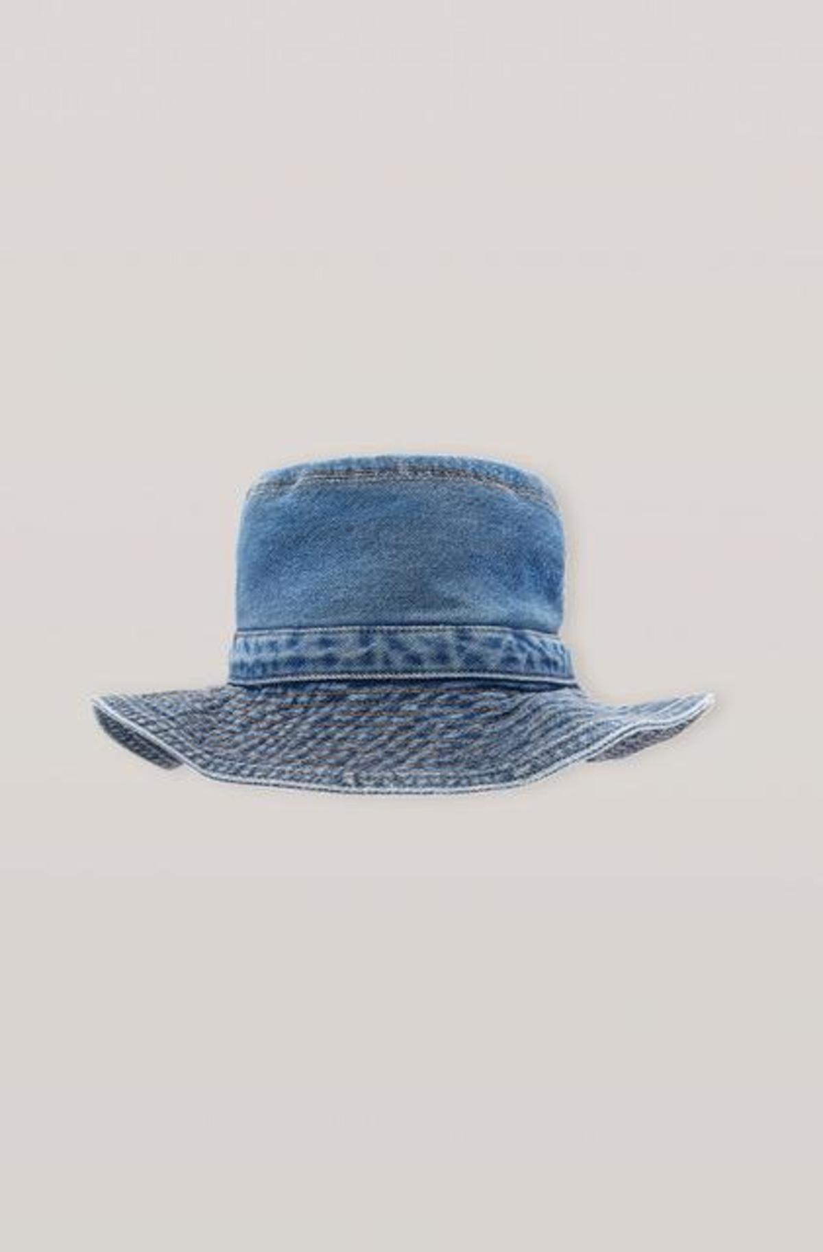 Ganni Washed Denim Hat | Garmentory