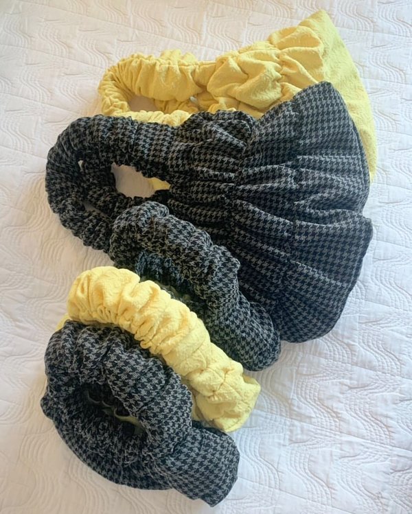 OMW Mini Pouch - Yellow Brocade OMW Mini Pouch - Yellow Brocade