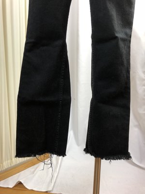 Vintage Everlane Raw Hem Denim - Black Vintage Everlane Raw Hem Denim - Black