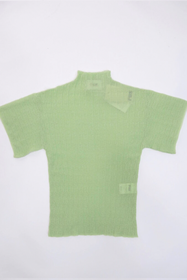 Rus Vent Mockneck Pale Green Medium Rus Vent Mockneck Pale Green Medium