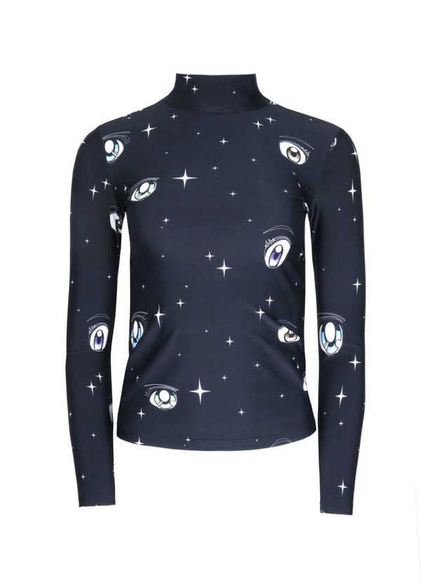 Sandy Liang Secrets Top - Galaxy Print Sandy Liang Secrets Top - Galaxy Print