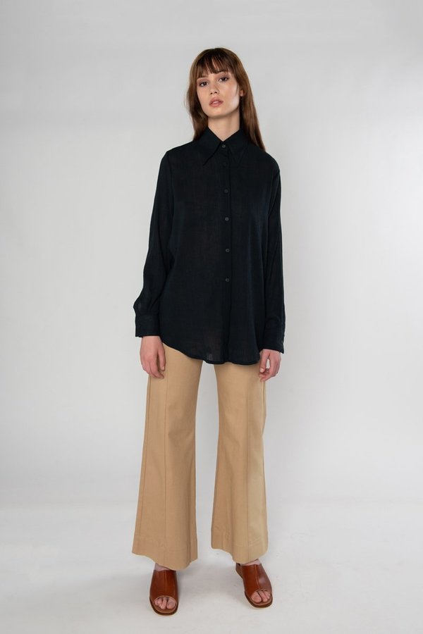 Limb The Label Mia Shirt - Black Crinkle Limb The Label Mia Shirt - Black Crinkle