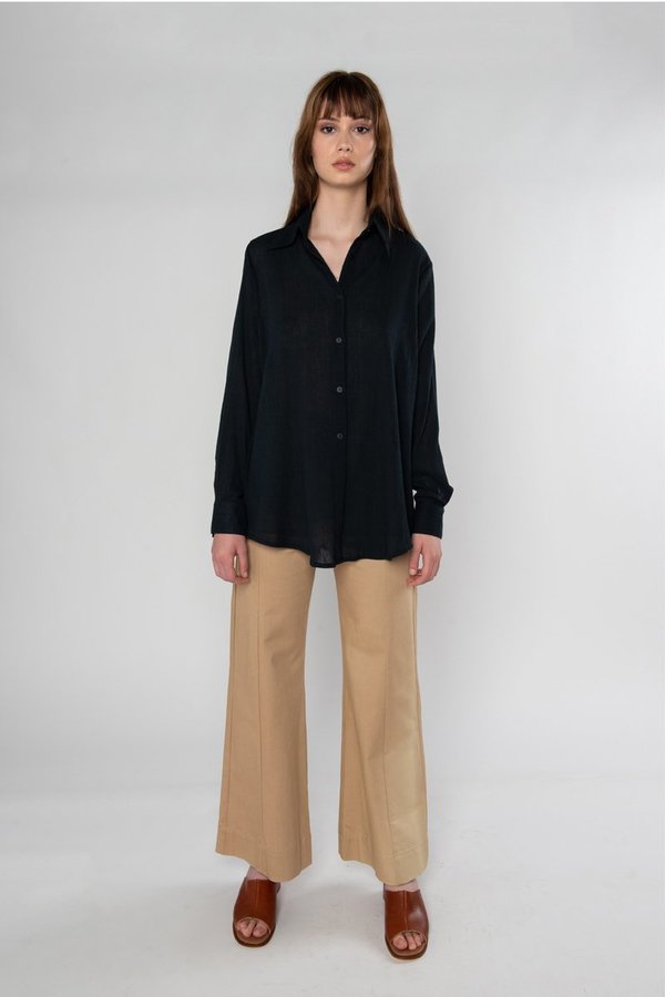 Limb The Label Mia Shirt - Black Crinkle Limb The Label Mia Shirt - Black Crinkle