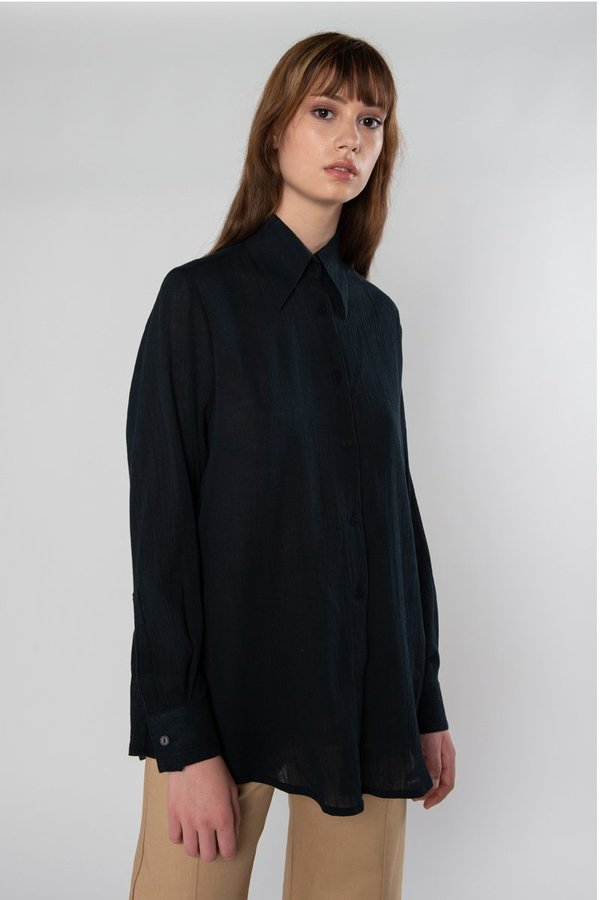 Limb The Label Mia Shirt - Black Crinkle Limb The Label Mia Shirt - Black Crinkle