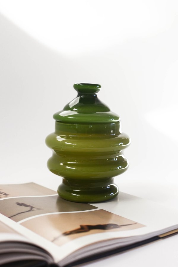 Vintage Beehive Jar - Olive Green Vintage Beehive Jar - Olive Green