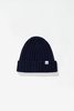 Norse Projects Cashwool Rib Beanie - Dark Navy - Thumbnail 1