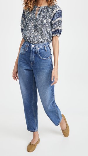 Ulla Johnson Aiko Top - Indigo Ulla Johnson Aiko Top - Indigo