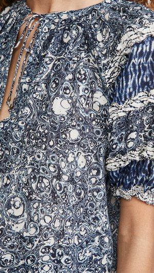 Ulla Johnson Aiko Top - Indigo Ulla Johnson Aiko Top - Indigo