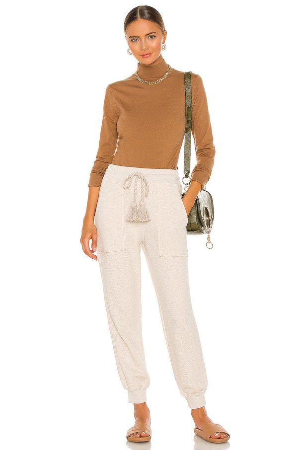 Ulla Johnson Charley Pant - Oatmeal Ulla Johnson Charley Pant - Oatmeal