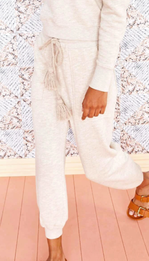 Ulla Johnson Charley Pant - Oatmeal Ulla Johnson Charley Pant - Oatmeal