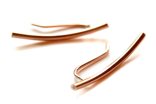 Silversheep Jewelry Curved Bar Ear Climber Silversheep Jewelry Curved Bar Ear Climber