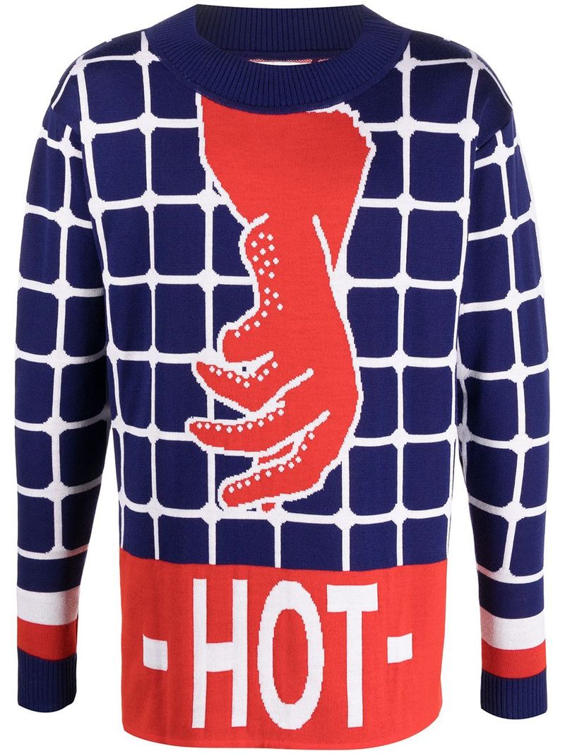 HENRIK VIBSKOV Rubber Glove Sweater Hot Water Garmentory