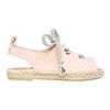 kids Maison Mangostan Guava Nubuck Python Sandal - Pink - Thumbnail 1
