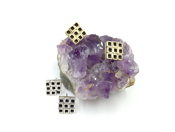 Knuckle Kiss Nine Square Studs Knuckle Kiss Nine Square Studs