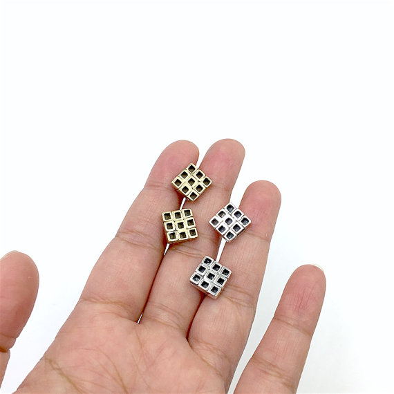 Knuckle Kiss Nine Square Studs Knuckle Kiss Nine Square Studs